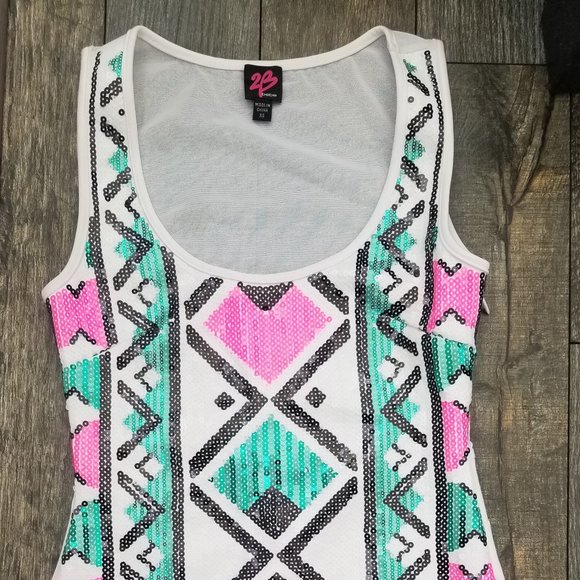 2B Bebe Sequin party dress - Picture 3 of 8